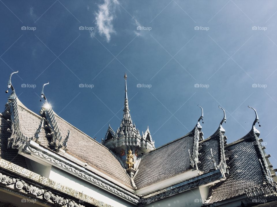 Roof of temple
