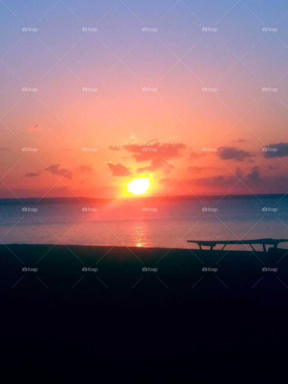 lake Livingston Texas sunset