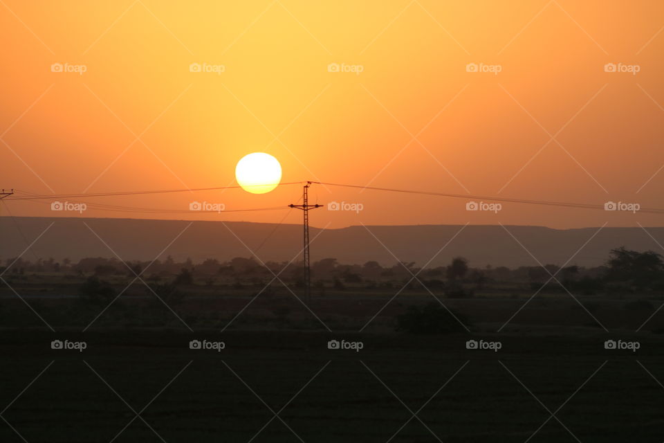 Sunset, Evening, Landscape, Dawn, Light