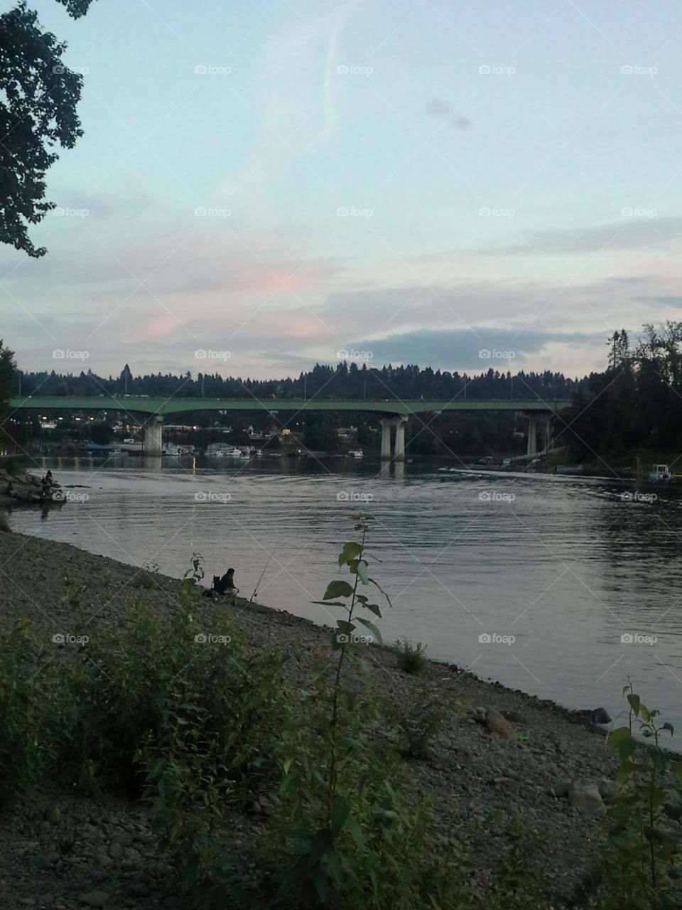 I-205 Bridge.  Oregon City OR.