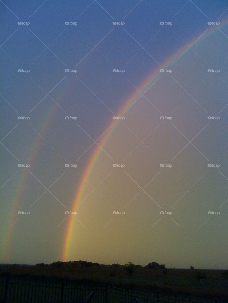 Double Rainbow on the Farm