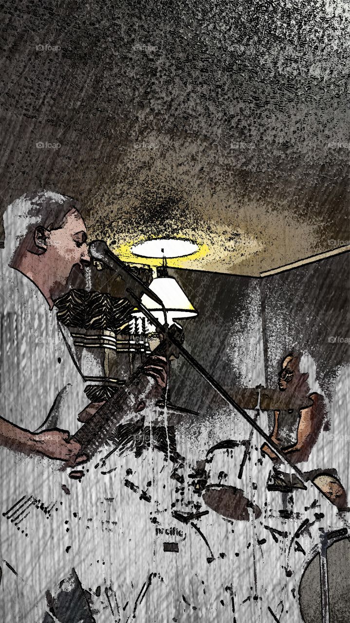 jam session (oil paint edit)