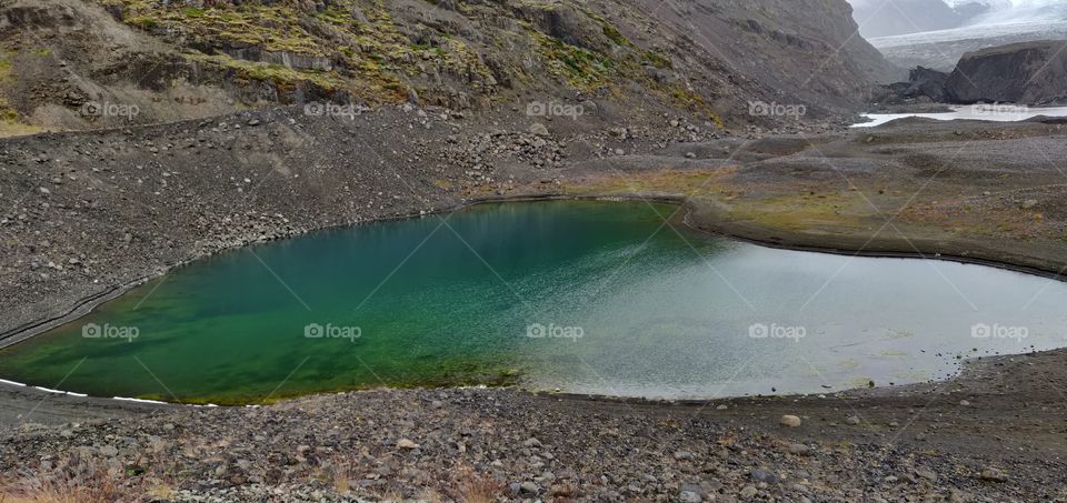 Next to a glacier : Iceland