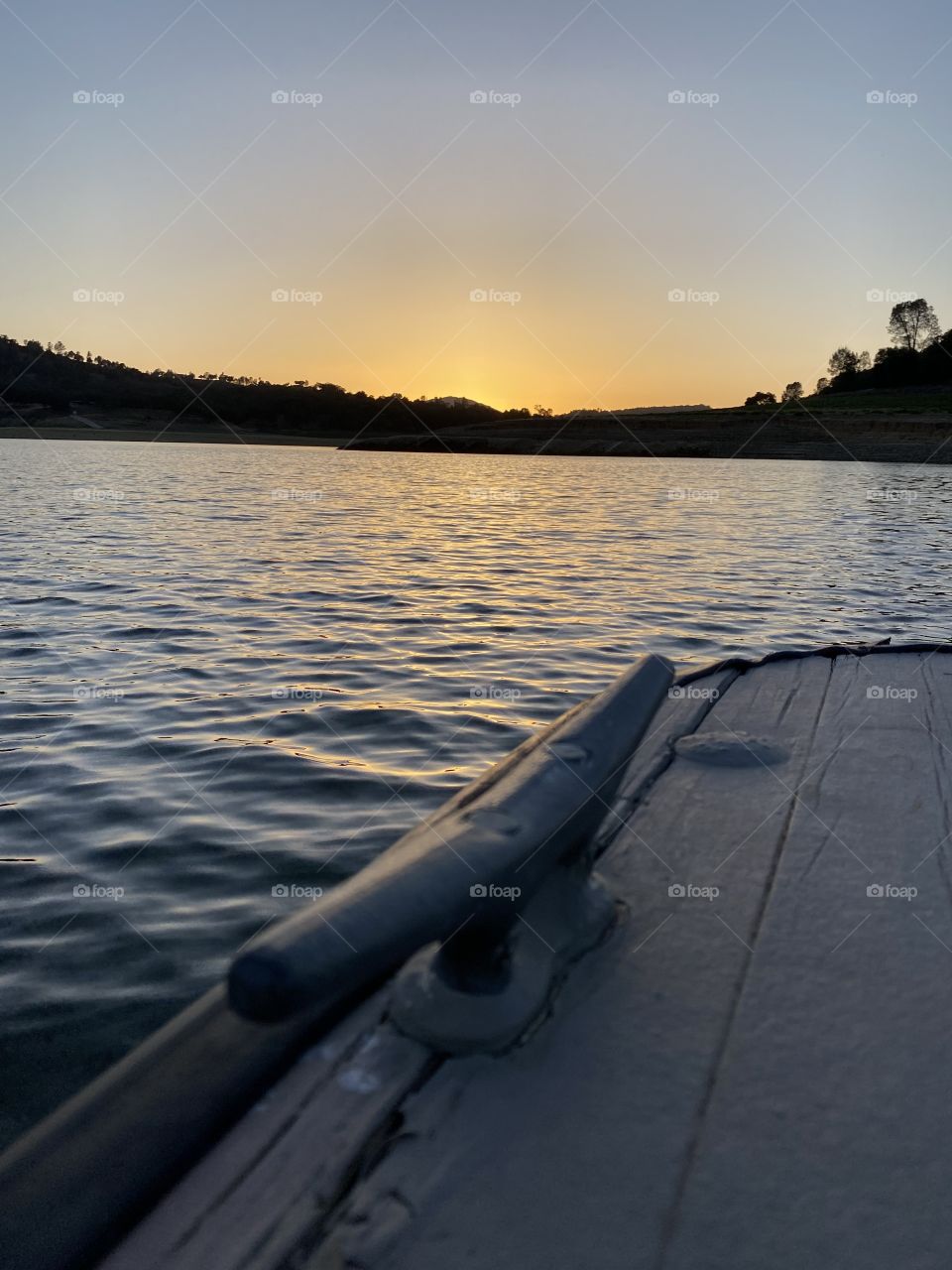Sunset at Lake Nacimiento California 