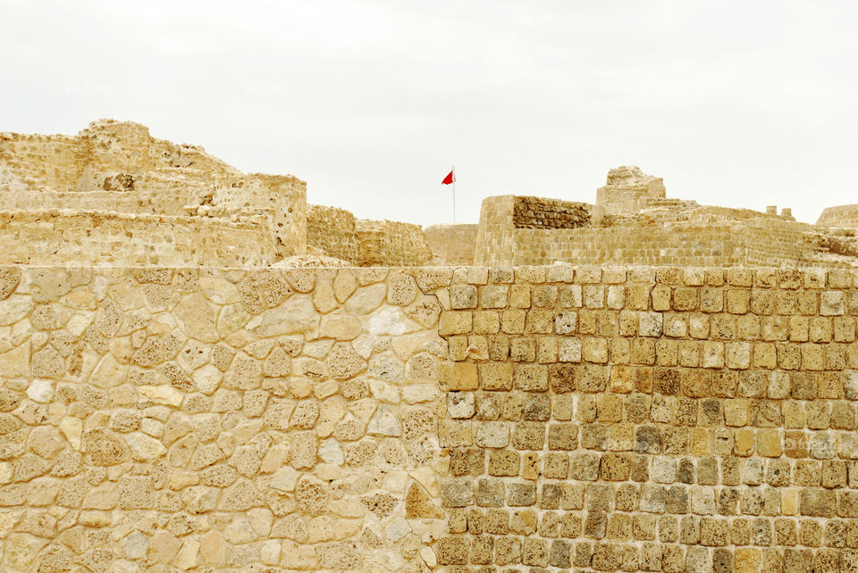 Bahrain fort close up