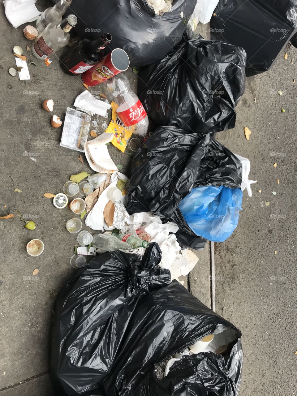 Waste, Garbage, Offense, Police, Trash