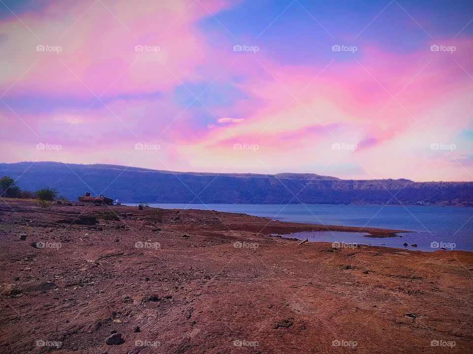 Bhima river Nature view shot on Camera enjoying weekend