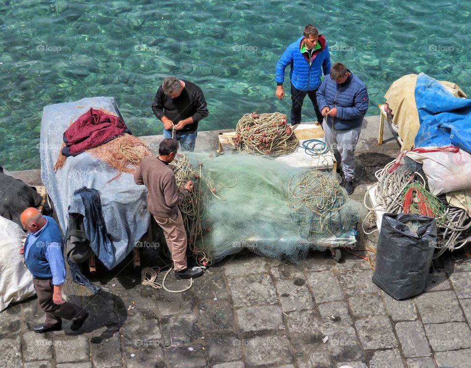 Sorrento fishermen