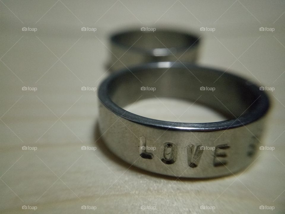 The love ring is a symbol of love.