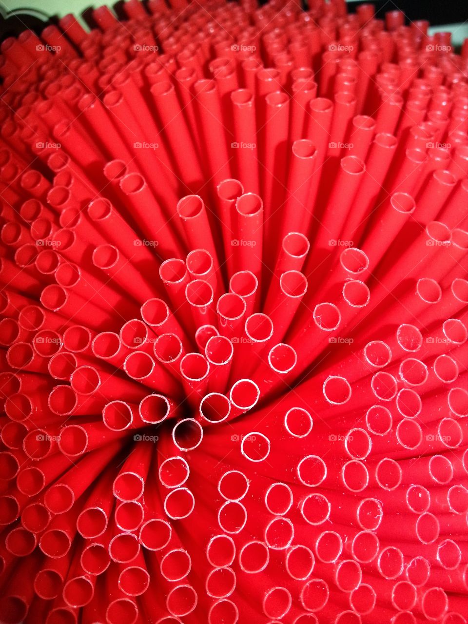 Red Straws. I took a picture of a bunch of red straws together
