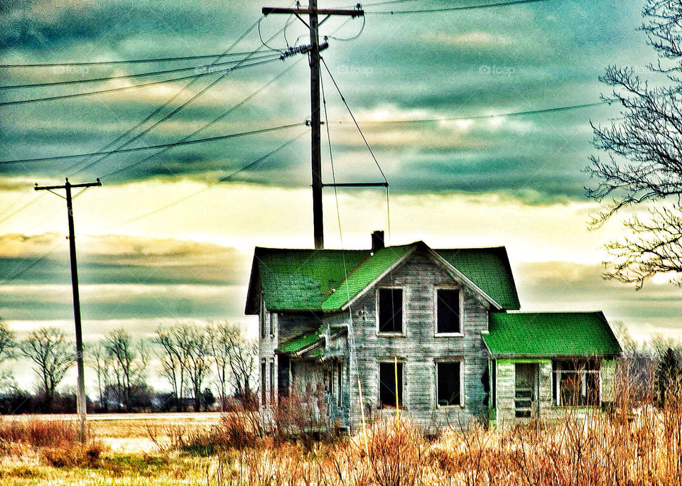 house home abandoned zombie by sklarian