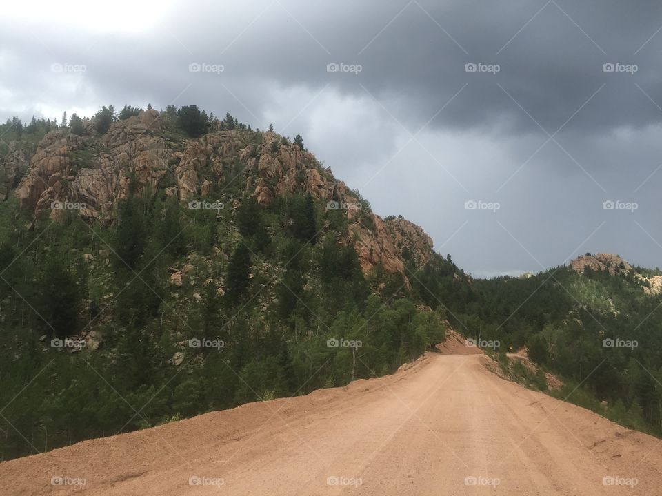 Colorado mountain road