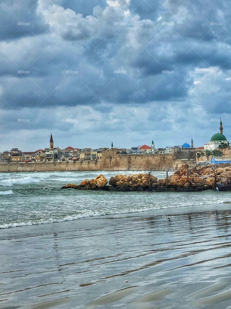 sea sunset sunrise sky clouds