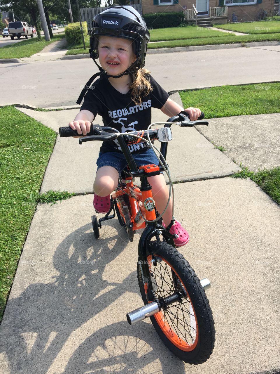Regulators - Mount Up. My 2 year old out for her first ride on her first big girl bike. 