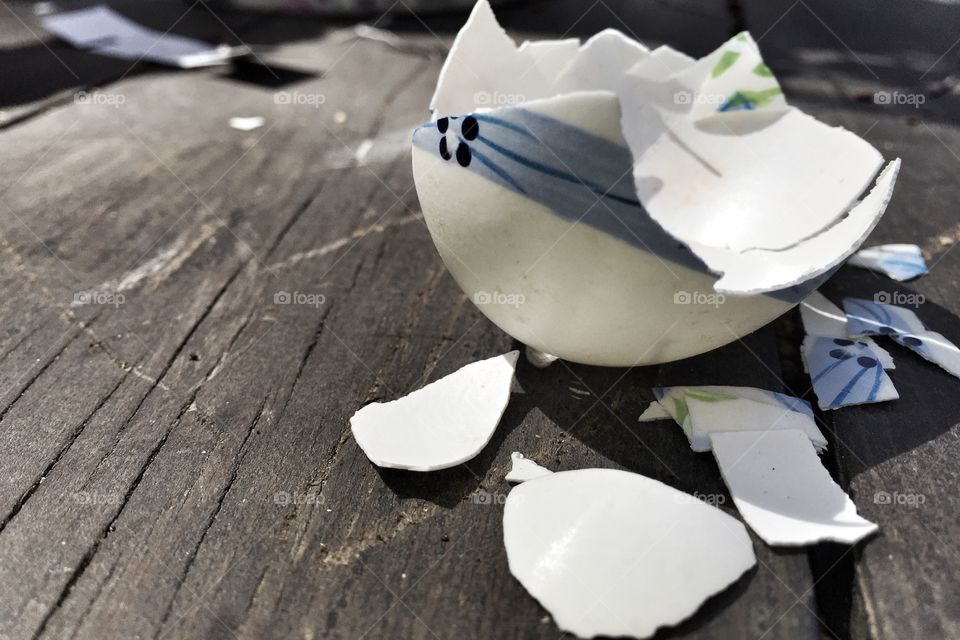 Broken Easter egg