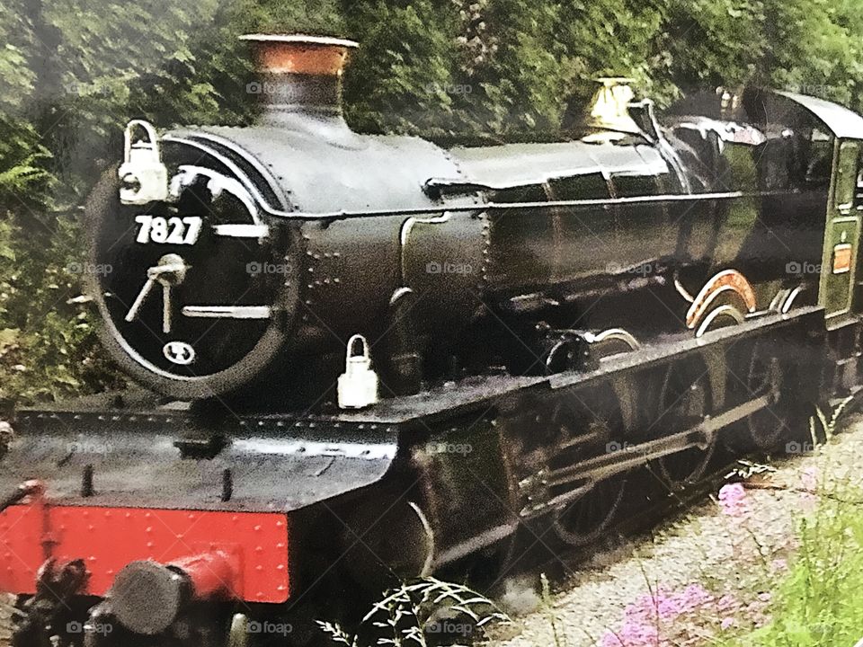 One of the lovely steam engines, regularly used in Devon, UK.