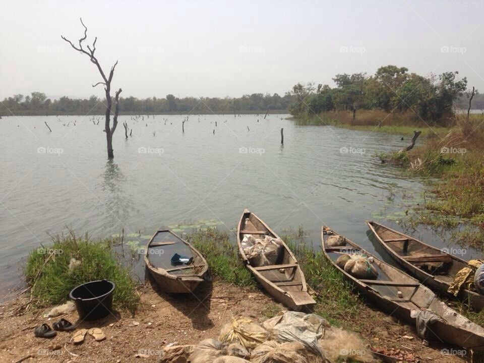Fishing boat in Nigeria