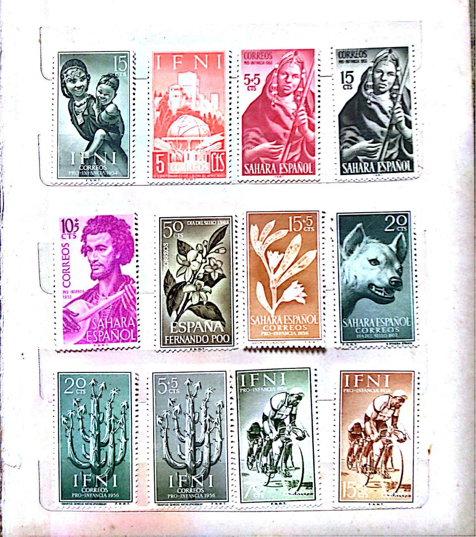 Ifni  Shara espanol Stamps