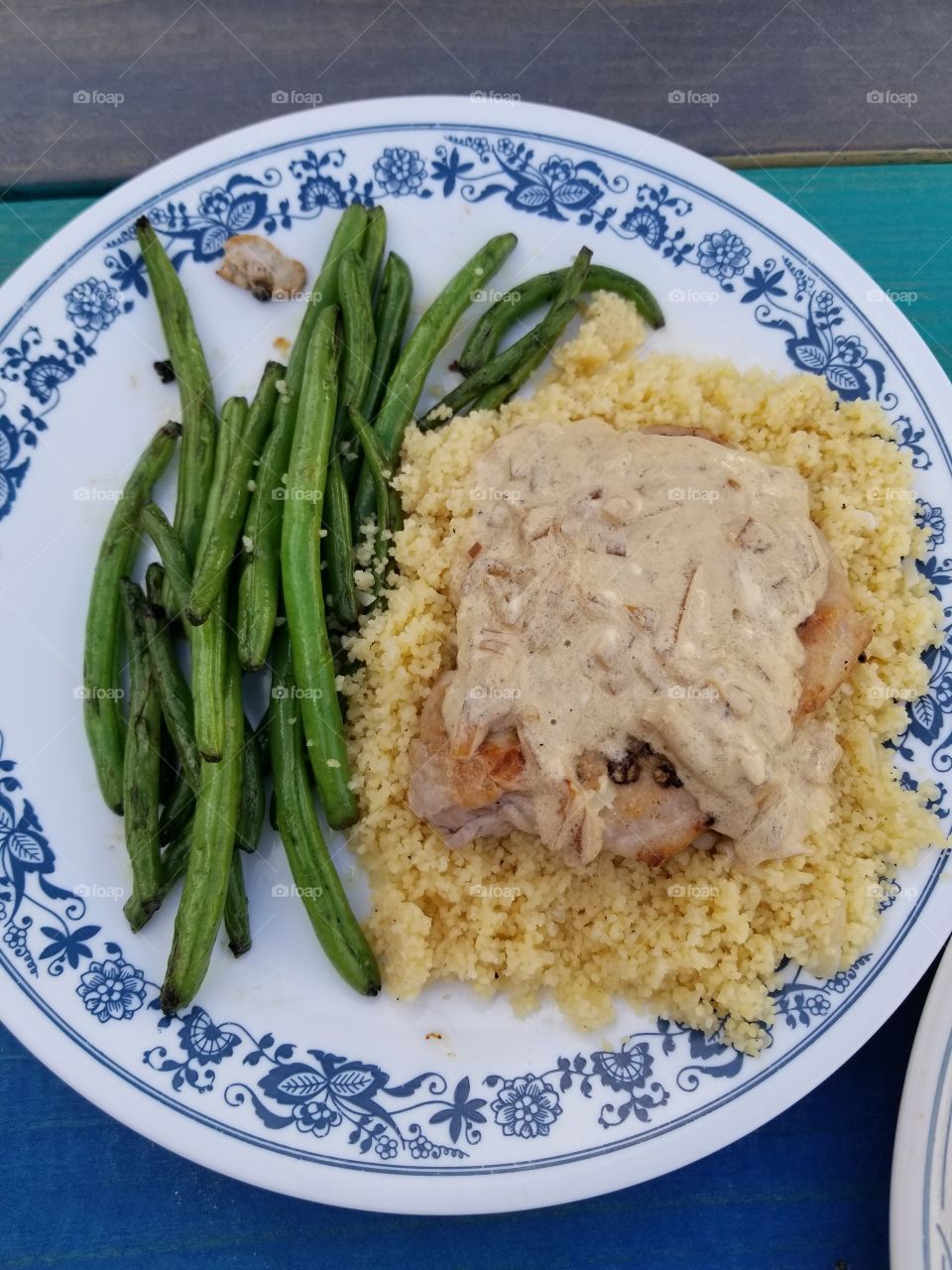 Peppercorn pork chops