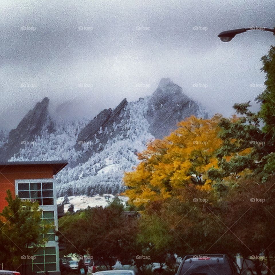 Snow dusted Flat Irons