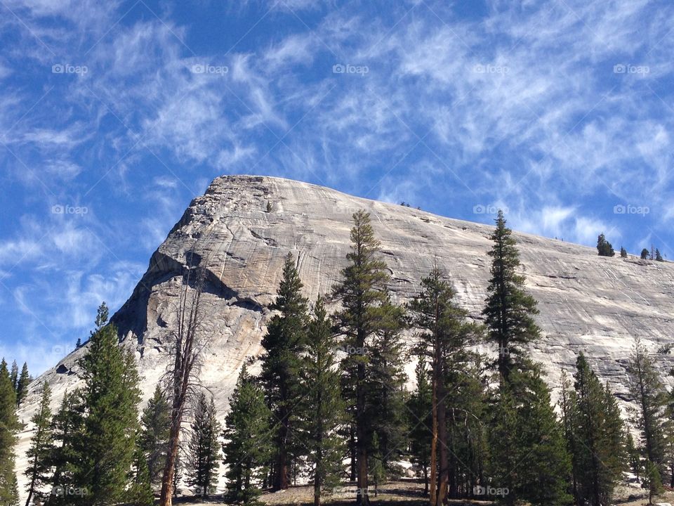 View of rock formation