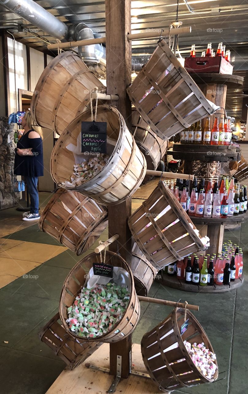 Basket Candy Display 