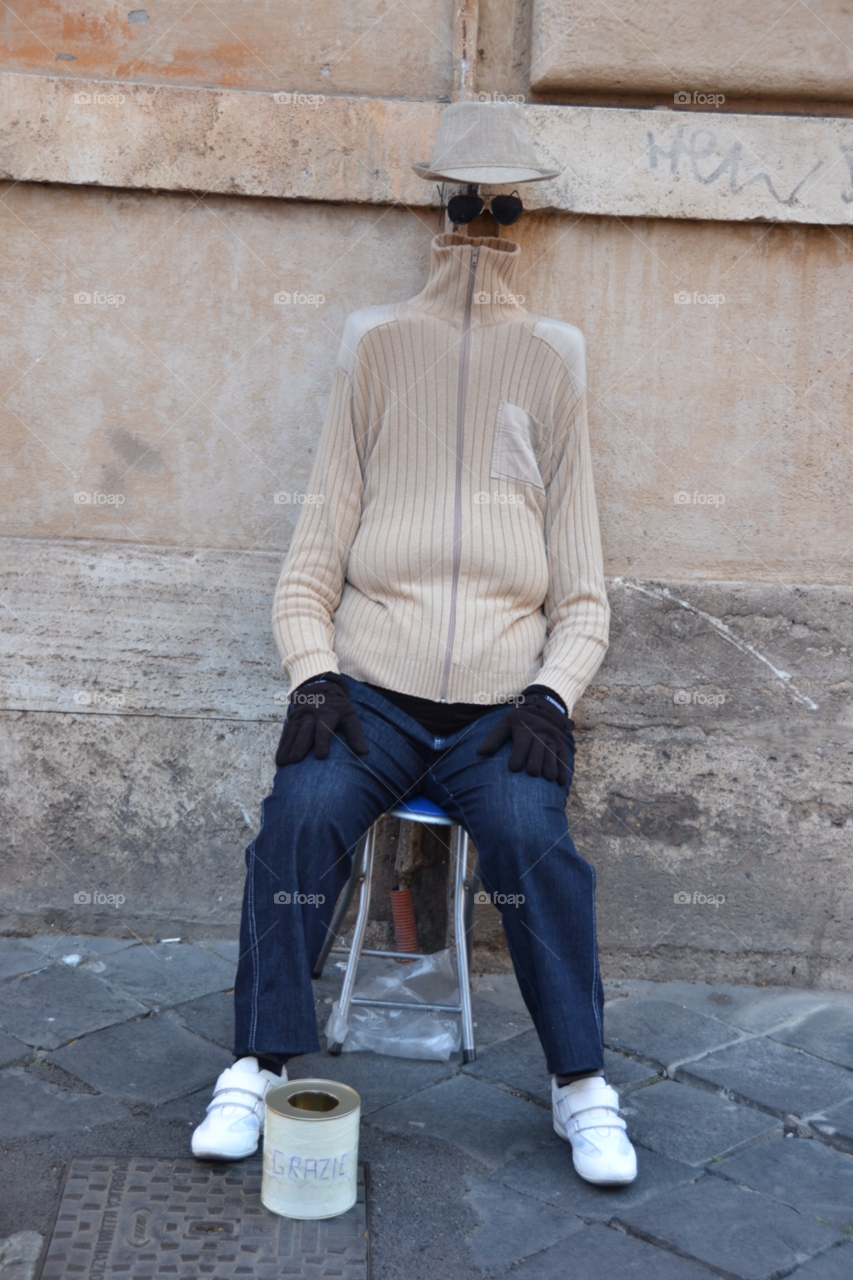 magic unknown strange man roma by Picci