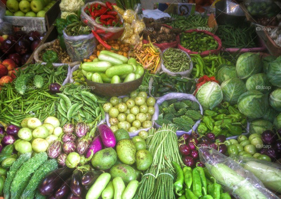 at a local vegetable shop near my house..