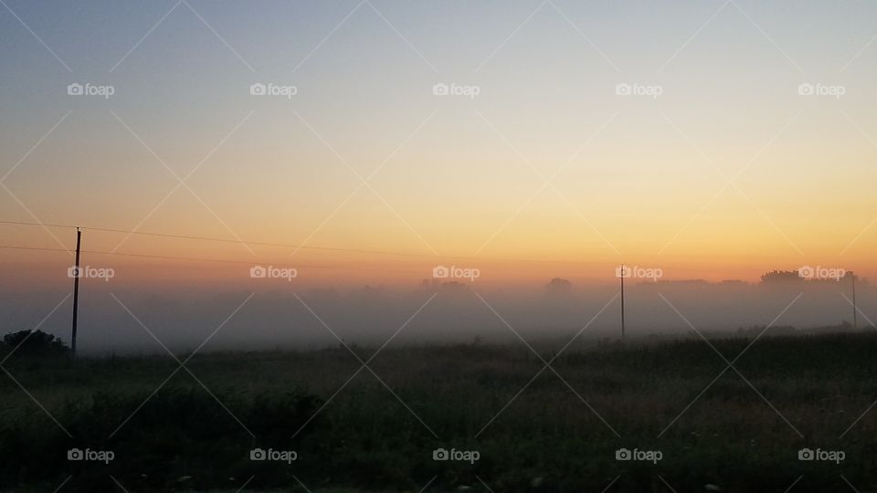 Foggy Sunrise