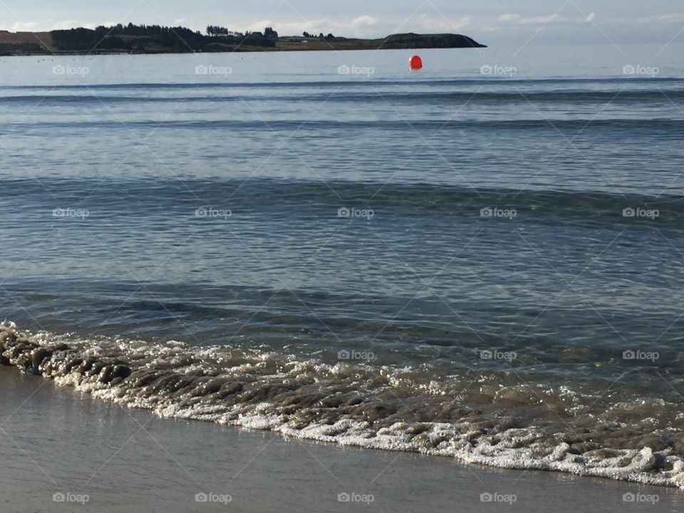 Calm day on the beach. 