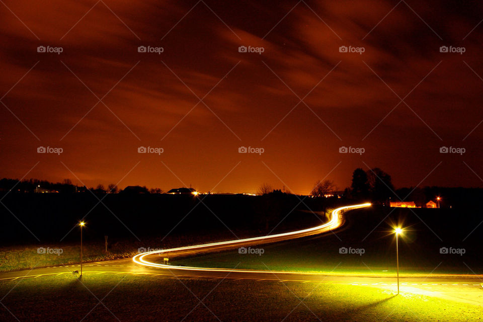 Vehicle light trails