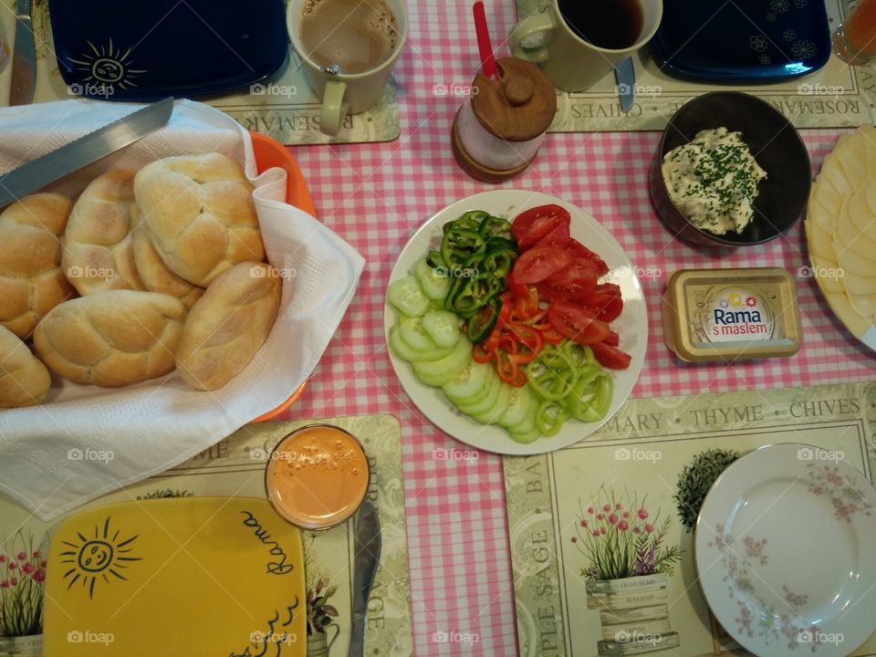 Czech breakfast
