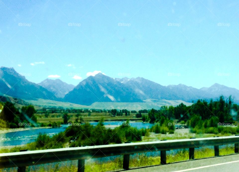 Scenic Yellowstone River 