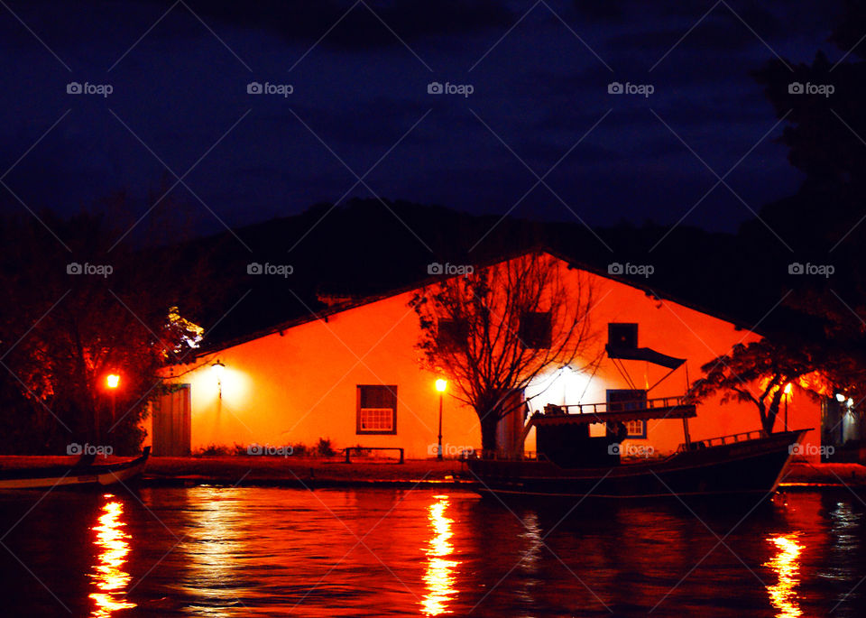 A beautiful view of Paraty City - Brazil . with love 