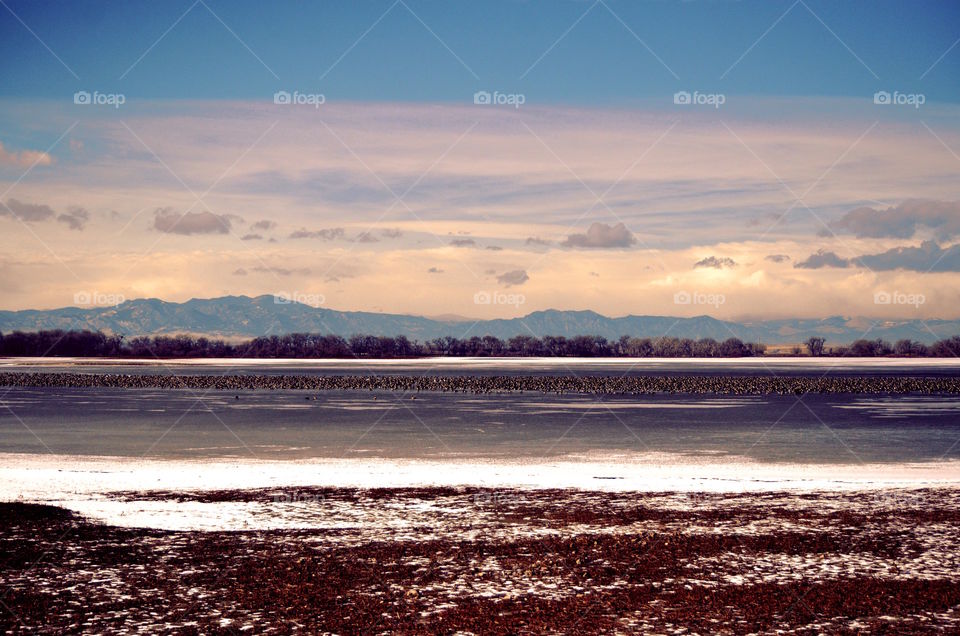 Barr Lake and Rockies
