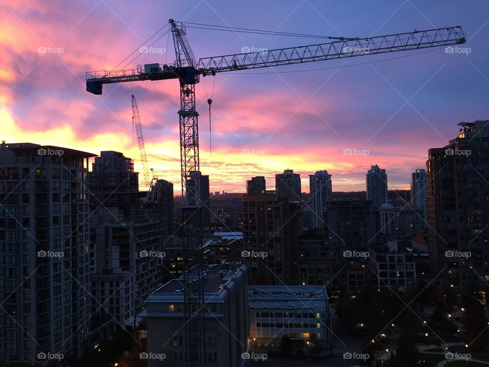 City of Edmonton sunset! 