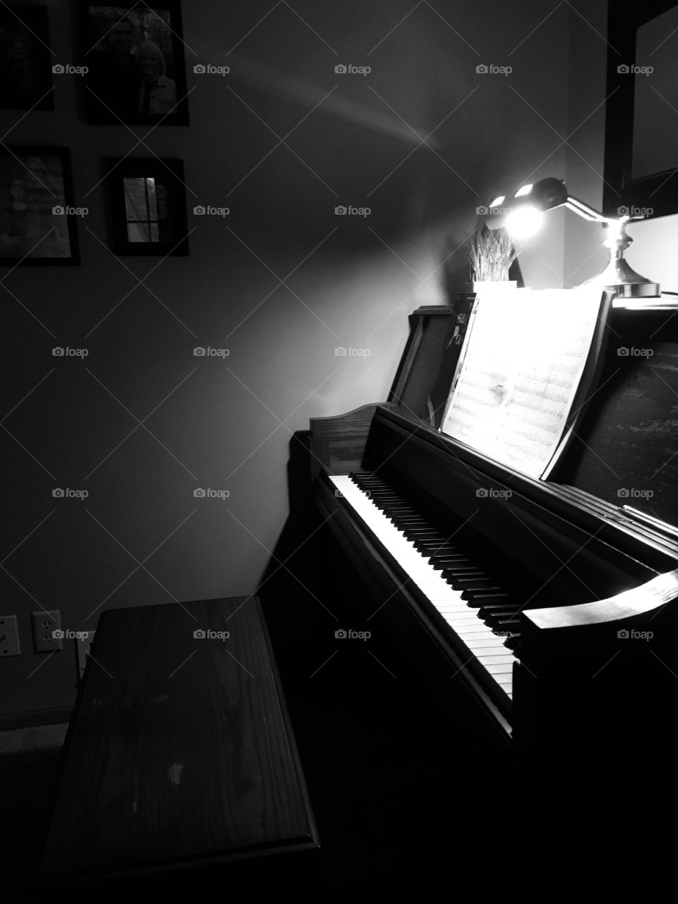 Lone piano