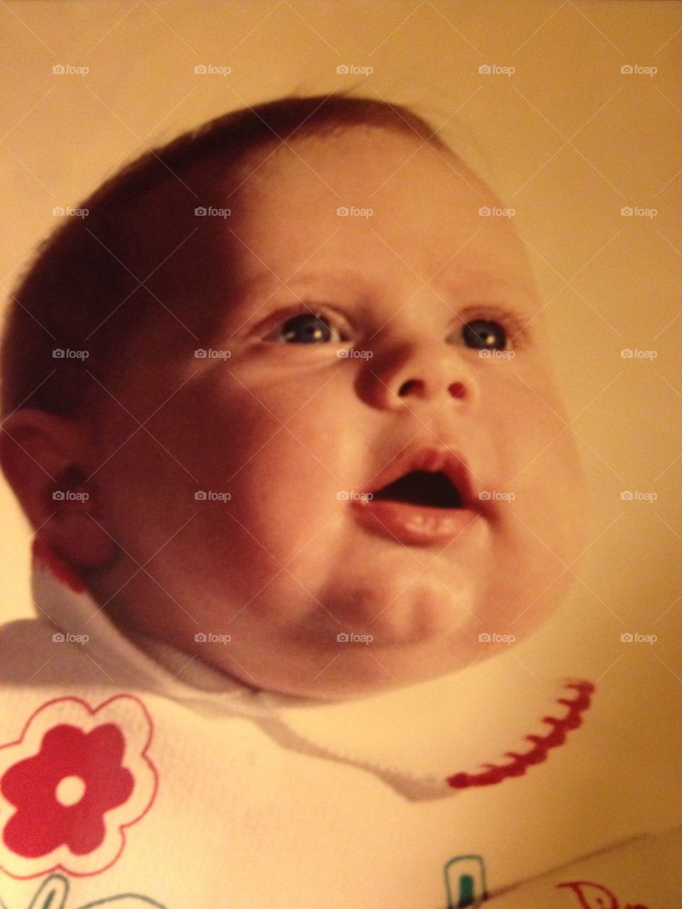 Baby photo of myself. Staring into space. 