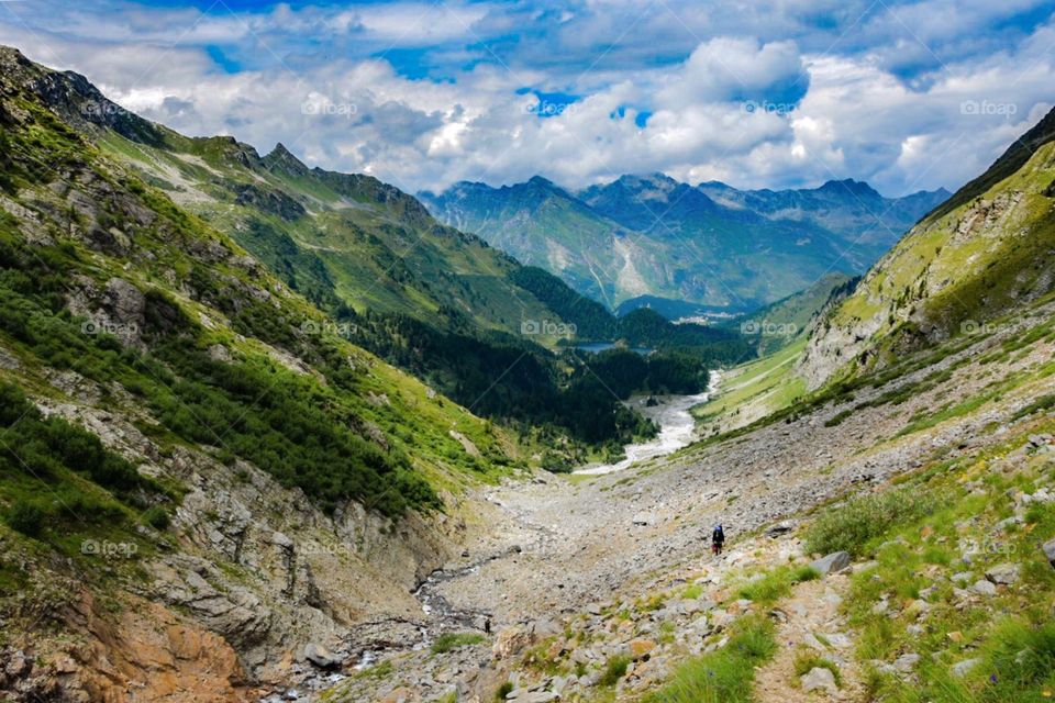 alps, alpine, mountain, hiking, rock, via alpina, trailrunning