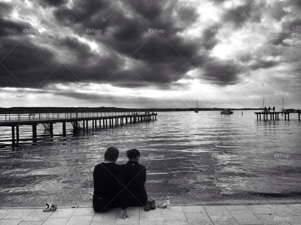 Waiting for the storm