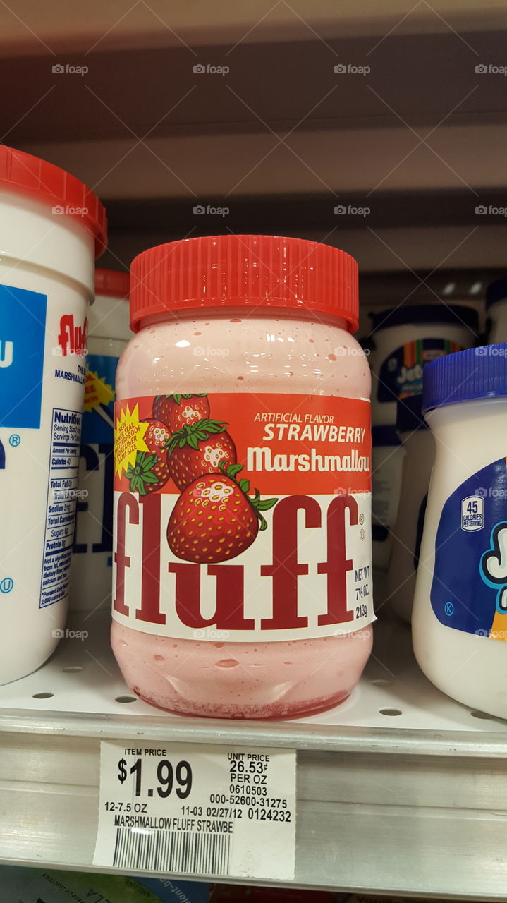 strawberry fluff