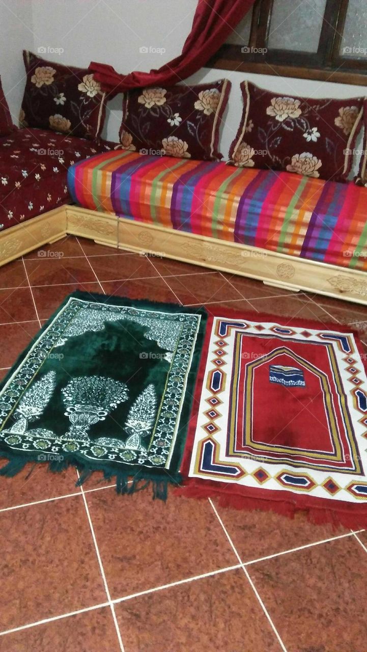 Carpets of used to prayer