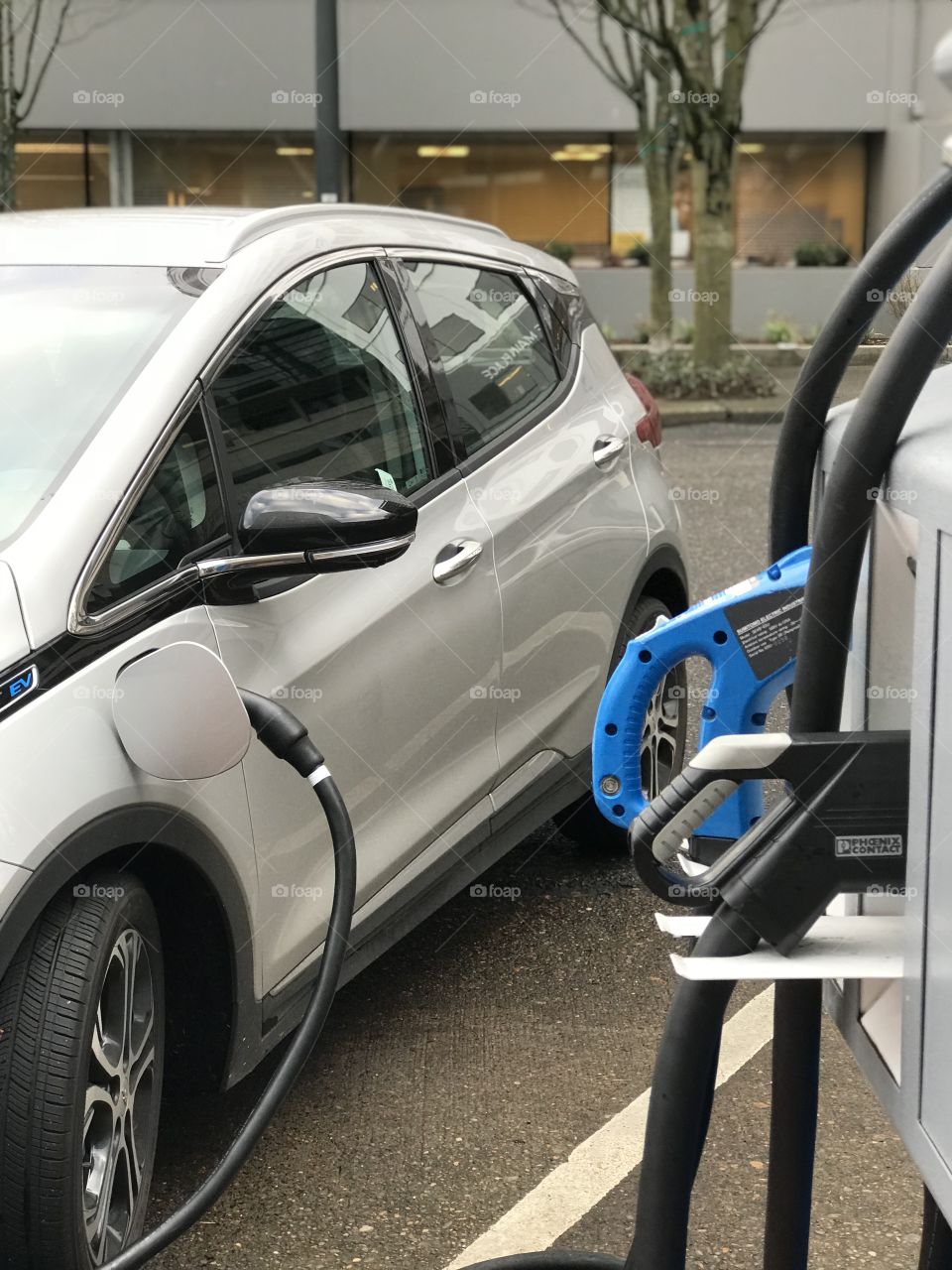 Electric Car Getting Fueled