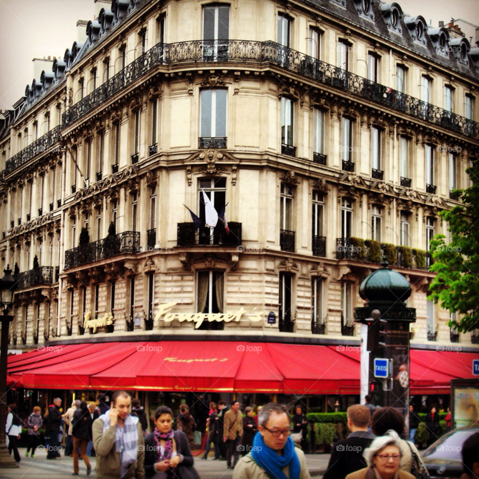 france paris cafe bistro by manbill8
