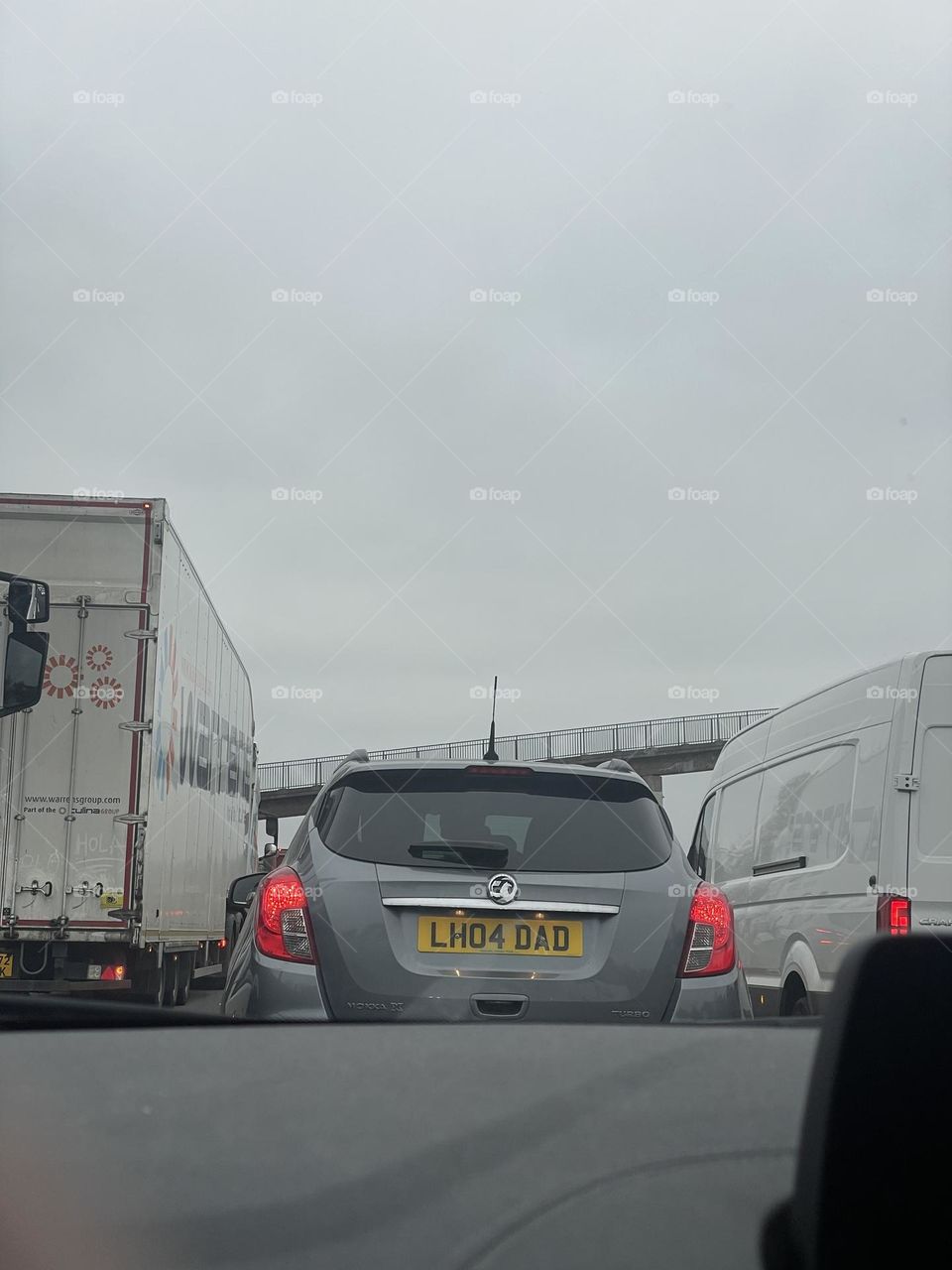 Sat in a traffic jam … you know I’m bored when I upload this ha ha … I can’t complain as it’s the first one in over 4hrs but look at the reg ending “DAD” made me laugh … “get DAD out of the garage” or Drive “DAD” to the shops 😂