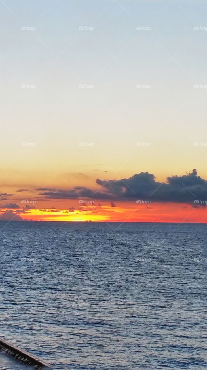 Sunset in St Maarten
