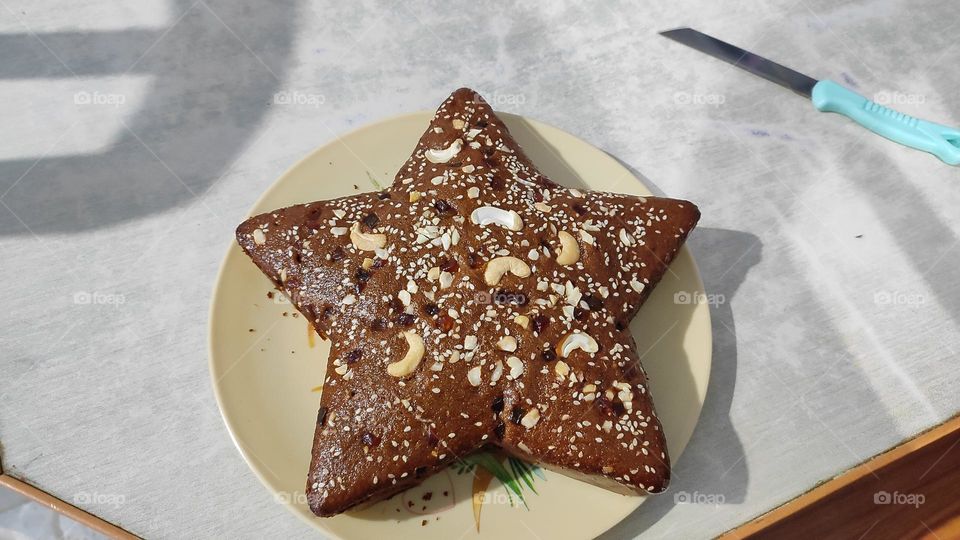 Homemade Christmas cake