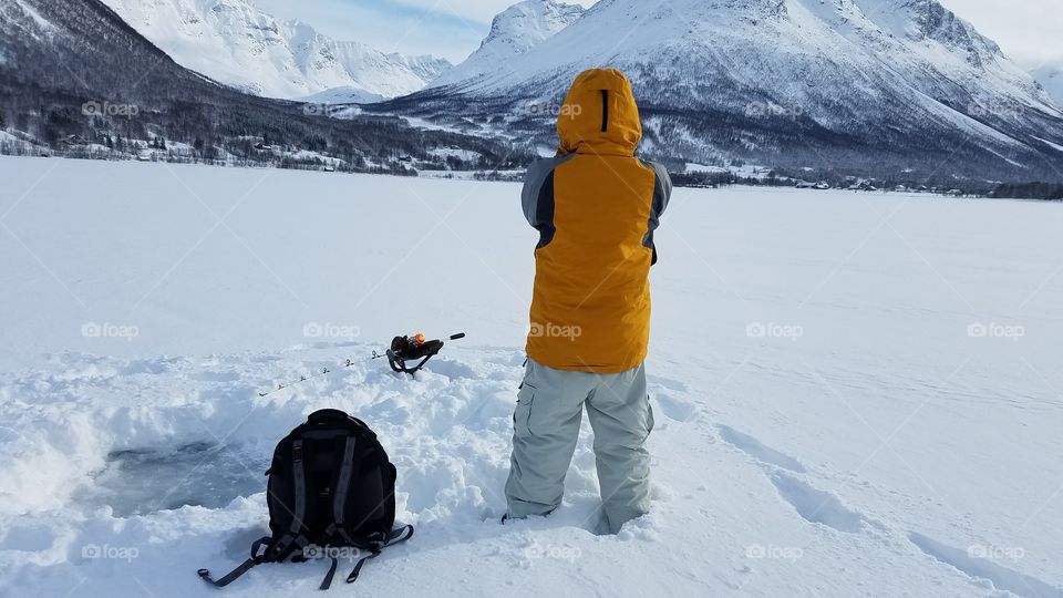 Ice fishing