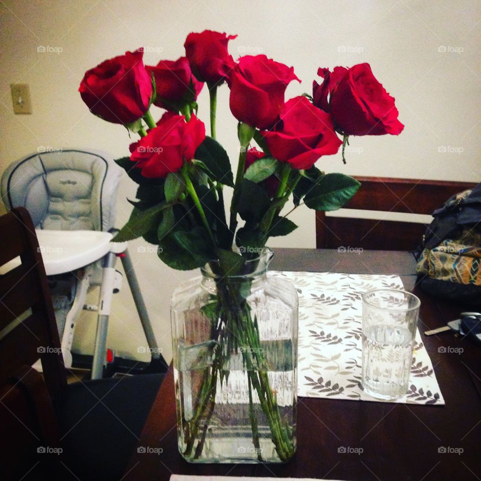 Vase, Flower, Decoration, Gift, Rose