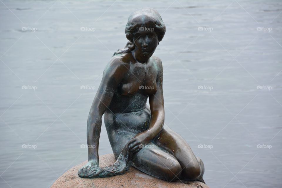 The Little Mermaid in Copenhagen 